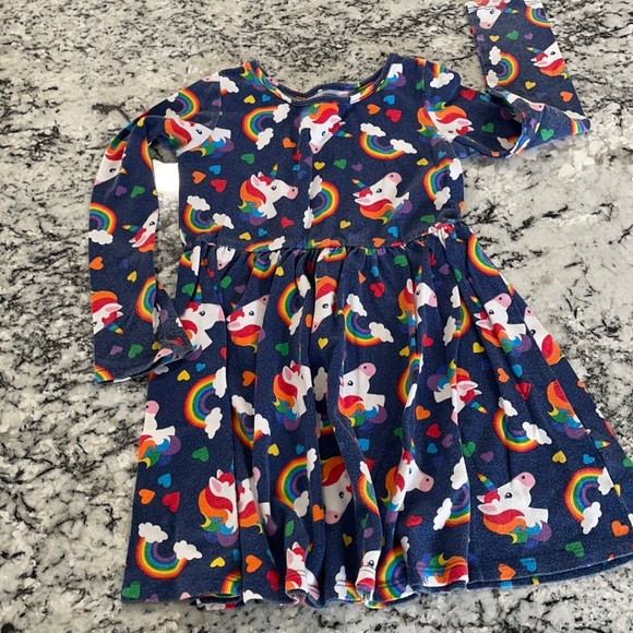 2/$16 The Children’s Place Dress Unicorn 4T